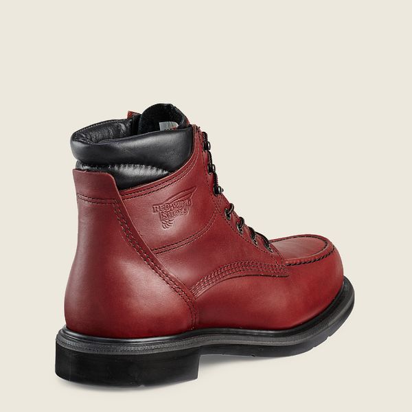 レッド ウィング(Red Wing) SuperSole® - 6インチの柔らかいつま先 ブーツ メンズ ボルドー JP32895